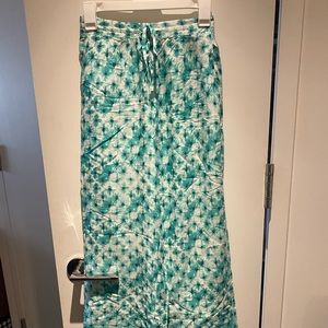 Torquoise lightweight beach lounge pants